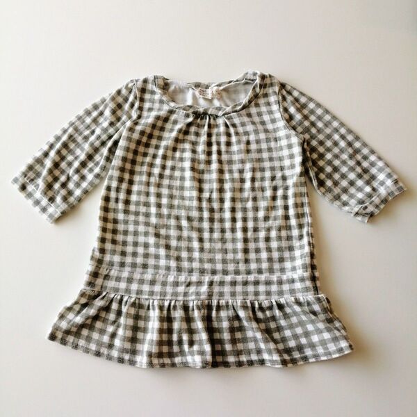 Global Work (kids)グローバルワーク M 100-110センチ キッズ ギンガムチェックのチュニック トップス