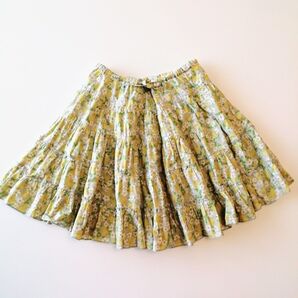 Mini Boden 5段ティアード スカート 3-4Y ミニボーデン イギリス子供服 104cm ミディアム~ミモレ丈 花柄