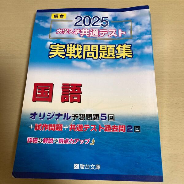 駿台 2025 大学入学共通テスト 実戦問題集 国語