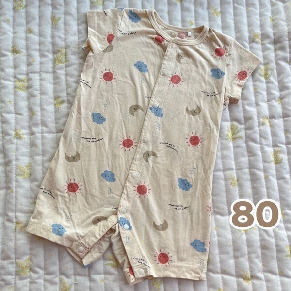 半袖ロンパース 80 夏 半袖 赤ちゃん 新生児 子供服 ベビー服 ロンパース