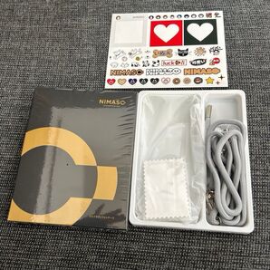 NIMASO iPhone 15 用 ケース ショルダー ストラップ付き クリア