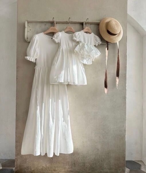 monbebe モンベベ ピオニーワンピース 親子セット peony onepiece