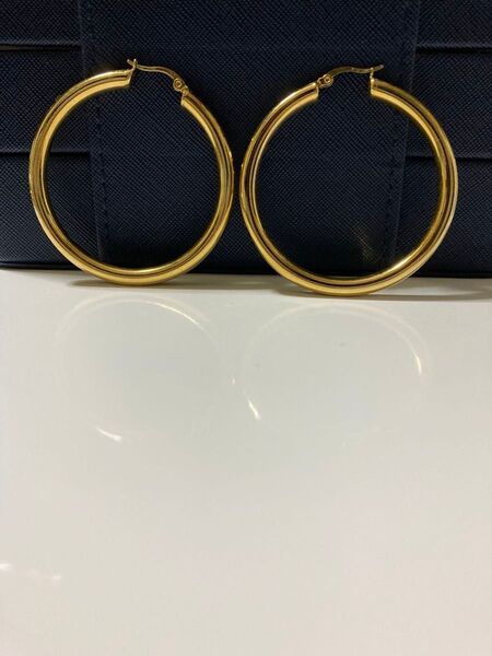 大ぶり ステンレス フープピアス まとめ売り ゴールド シルバー