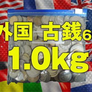 外国 海外 古銭 まとめ 1キロ まとめ売り 硬貨 大量 雑銭 66