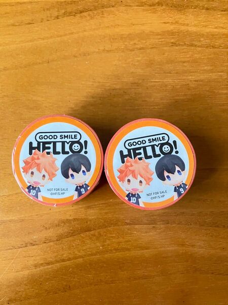 ハイキュー!! FAN PARK ファンパーク HELLO! GOOD SMILE マスキングテープ