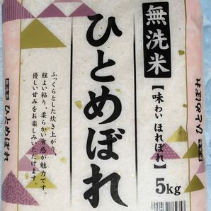 無洗米 味わいほれぼれ ひとめぼれ 5kg 6月上旬精米 米 白米 お米 東北 精米 5キロ 1袋 ごはん 銘柄米