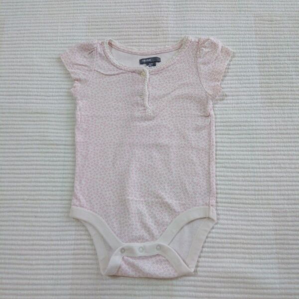babyGAP ベビーギャップ 半袖ロンパース 小花柄 80