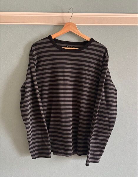 agns b. homme アニエスベー オム ボーダー Tシャツ 長袖 カットソー 古着