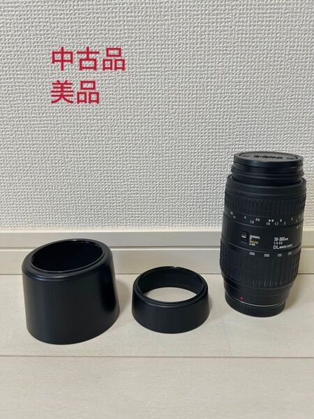 SIGMA 70-300mm f4-5.6 DL MACRO SUPERレンズ