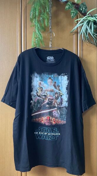 STARWARS スターウォーズ スカイウォーカーの夜明け Tシャツ 2XL ブラック