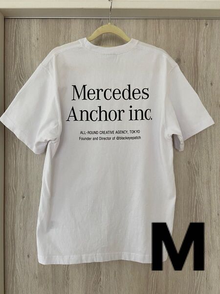超美品》 メルセデスアンカーインク Tシャツ M MERCEDES ANCHOR INC ホワイト