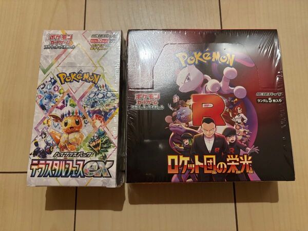 ポケモンカード ロケット団の栄光 テラスタルフェスex 2BOX シュリンク付
