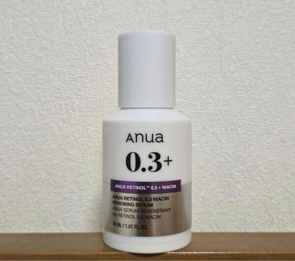 Anua レチノール 0.3 ナイアシン リニューイング セラム 30ml 美容液
