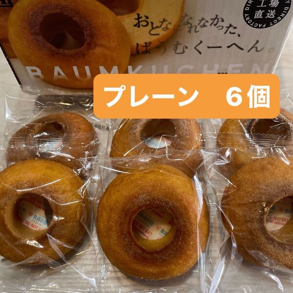 アウトレット品 プレーン6個 端っこ おとなになれなかったばうむ お菓子 バームクーヘン