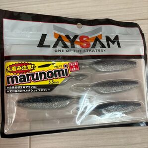18 LAYSAM marunomi 3.5インチ 新品 6個 バス釣り ワーム 釣具 釣り レイサム