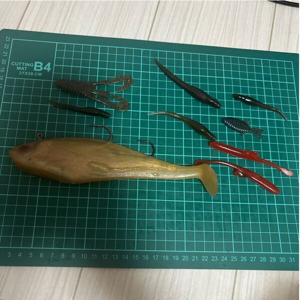 19 ビッグベイト スイムベイト メガバス ハゼドン ワームまとめ売り 引退セット バス釣り ワーム 釣具 釣り