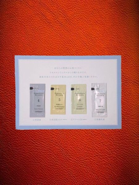 ドモホルンリンクル 再春館製薬所 お試し基本4点セット