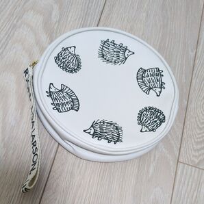 【中古・美品】LISA LARSON ラウンドポーチ(ハリネズミ)