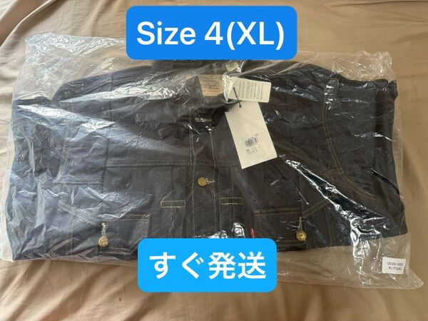 Levi's xsacai Men's Denim Jacket Indigo size 4(XL)
