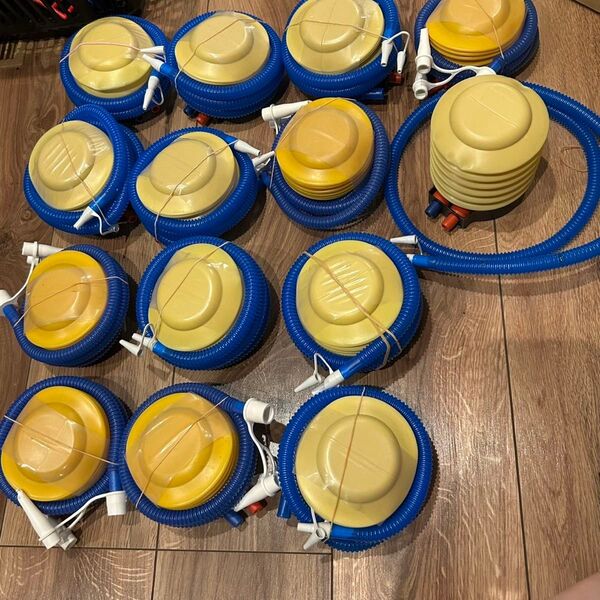 空気入れ 14個セット まとめ売り 空気ポンプ 浮き輪 新品未使用 エアポンプ