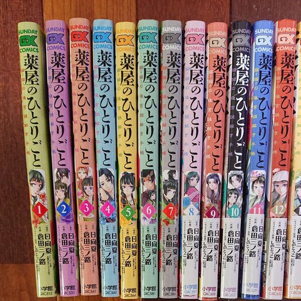 薬屋のひとりごと 猫猫の後宮謎解き手帳 全巻20巻 日向夏/原作 倉田三ノ路/作画 しのとうこ/キャラクター原案