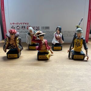 【廃盤品】ONE PIECE STATUE 胸像 フィギュア5体セット