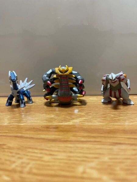 ポケモン モンコレ ギラティナ オリジンフォルム ディアルガ パルキア フィギュア 3個セット