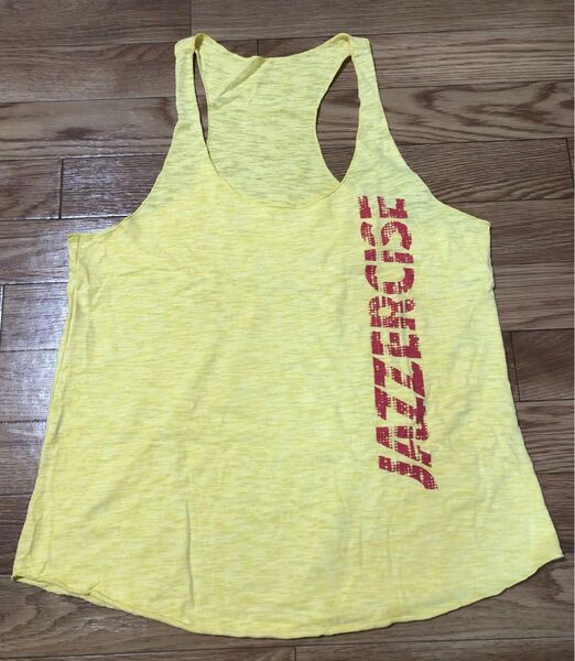 Jazzercise タンクトップ④イエロー Mサイズ