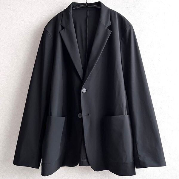 UNIQLO ユニクロ【極美品】2025年モデル ウルトラストレッチジャケット 475039 ブラック 黒色 メンズ サイズL