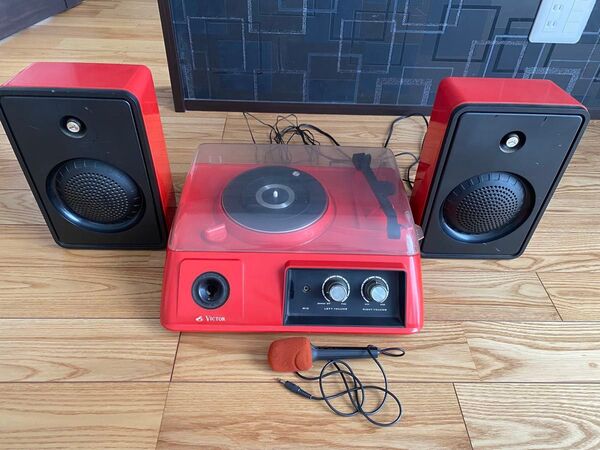 昭和レトロターンテーブル Victor SL-139 レコードプレーヤー