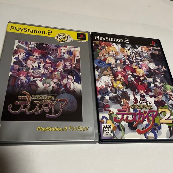 魔界戦記ディスガイア 1&2 セット まとめ売り ps2 PlayStation2