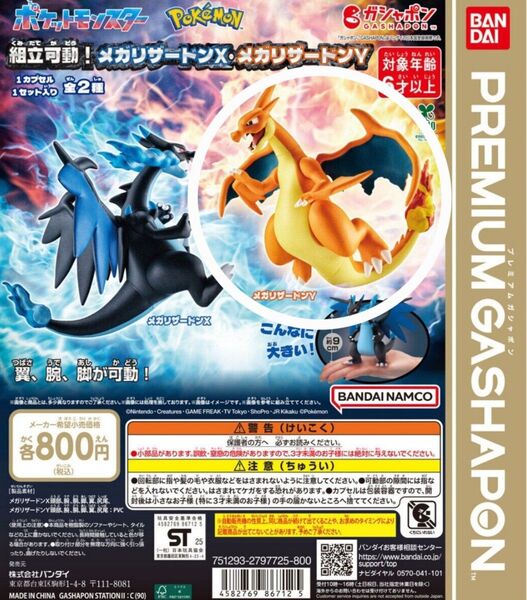 ポケットモンスター 組立可動!メガリザードンY