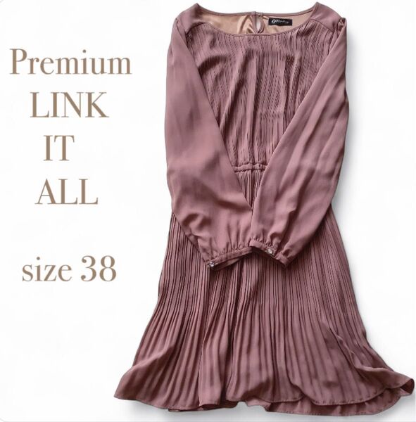 Premium LINK IT ALL プリーツ ワンピース
