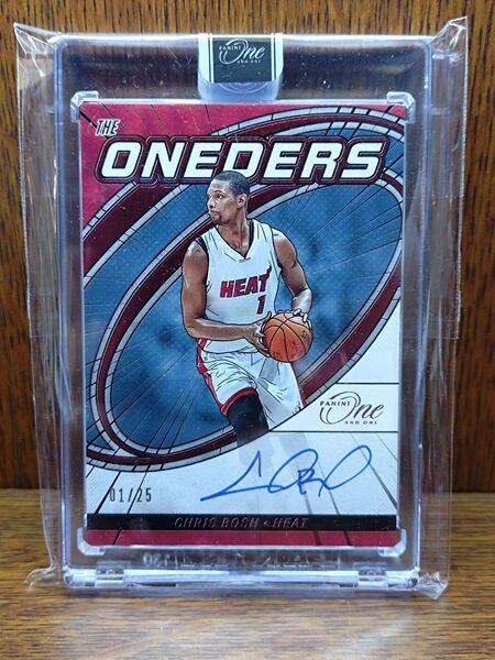 ジャーナン chris bosh 2023-24 panini one and one auto 25シリ NBA 直筆サイン