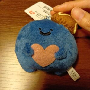お文具ちゃん ボールチェーン付き ハートショコラ ぬいぐるみ マスコット 名も無き者さん