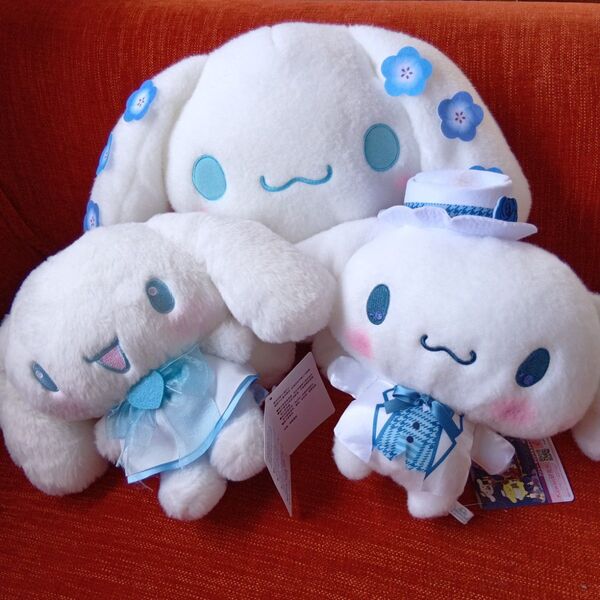 【まとめ売り】サンリオ シナモロール シナモン ぬいぐるみ 3体セット