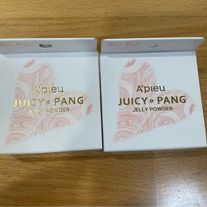 ◆新品◆ アピュージューシーパン ジェリーパウダー 2個 フェースパウダー ヘアゴム1個