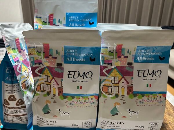 ELMO エルモ ドッグフード リッチインチキン 800g×7袋 1.3kg×1 まとめ売り
