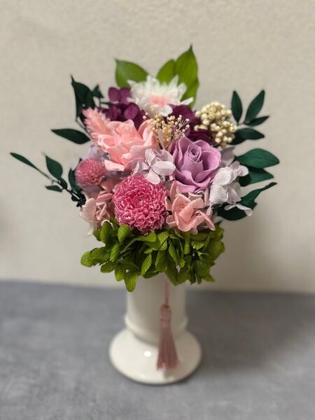 プリザーブドフラワー仏花