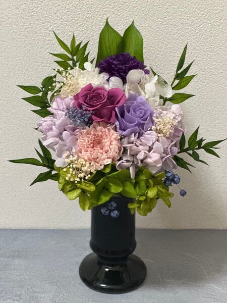 プリザーブドフラワー御供え花