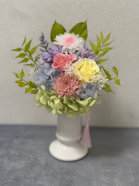 プリザーブドフラワー仏花一基