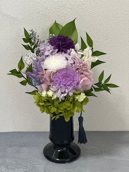 プリザーブドフラワー仏花一基