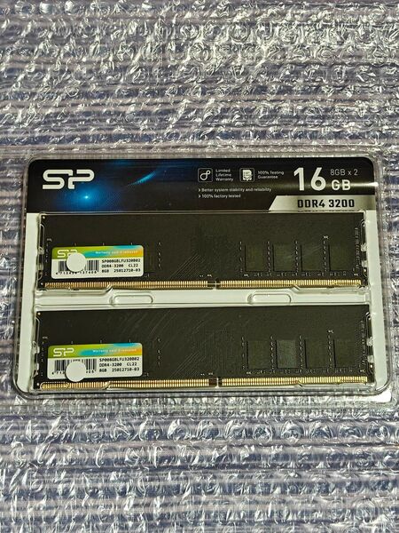 シリコンパワー DDR4 3200 PC4-25600 16GB 8GB×2枚 SP