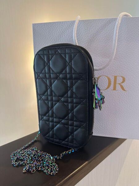 DIOR ディオール フォンフォルダー スマホショルダー ショルダーバック