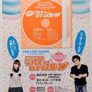 ニュータイプロマンス 付録CD ANI-COM RADIO~フジワラでいいカナ~デカチョーロマンス祭り 藤原啓治 阿澄佳奈 日野聡