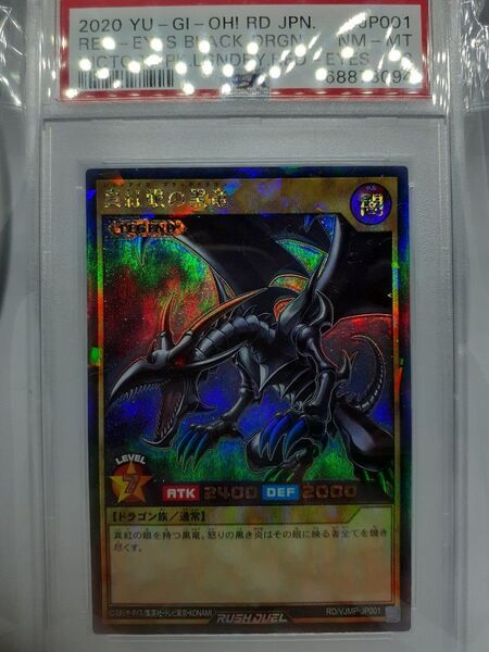 遊戯王 PSA8 ラッシュレア レッドアイズブラックドラゴン 真紅眼の黒竜 ラッシュデュエル
