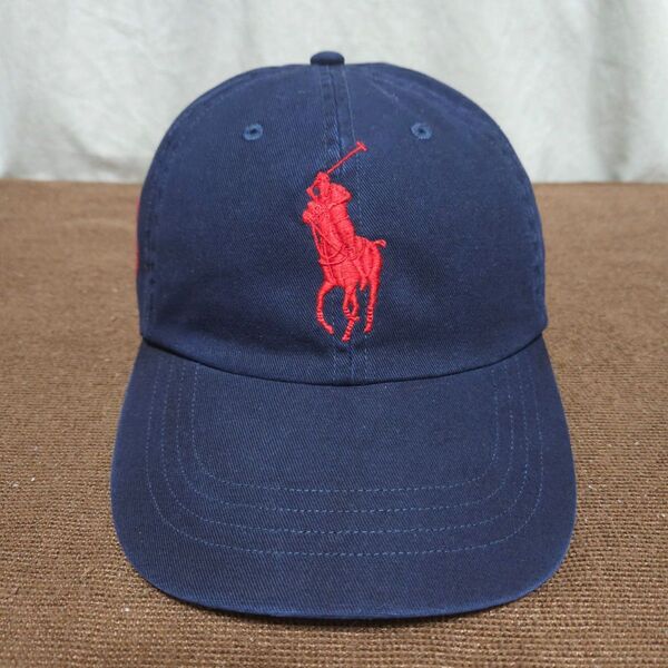 ポロ ラルフローレン POLO キャップ 紺 ネイビー ビッグポニー
