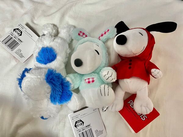 SNOOPY ぬいぐるみレインコート 3点セット