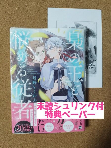 新刊未読◆梟の王と悩める従者◆丹野ちくわぶ◆特典ペーパー◆シュリンク付