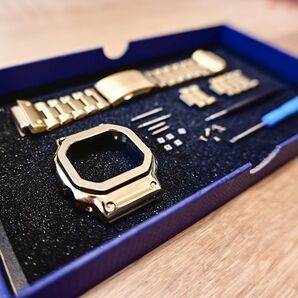 CASIO スマートウォッチ DW-H5600 用メタルキット ゴールド